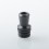 510 Drip Tip for RDA / RTA / RDTA Atomizer Black Stainless Steel