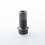 510 Drip Tip for RDA / RTA / RDTA Atomizer Black Stainless Steel