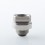 Protocol MVP Style Drip Tip for BB / Billet / Boro AIO Box Mod Silver Titanium Alloy