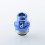 D-Tip Style Drip Tip for BB / Billet / Boro AIO Box Mod Blue Aluminum