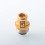 D-Tip Style Drip Tip for BB / Billet / Boro AIO Box Mod Gold Aluminum