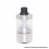 NarVa Style RTA Rebuildable Tank Vape Atomizer Silver