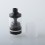 NarVa Style RTA Rebuildable Tank Vape Atomizer Black