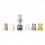 Four One Five 415 Tombo Giri Baby Style 510 Drip Tip Kit Silver
