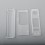 Authentic MK MODS Replacement Panels Set for Stubby21 AIO Stubby 21700 Mod Kit Clear