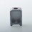 Penny Style Boro Tank for SXK BB / Billet AIO Box Mod Kit Silver Aluminum