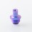 Authentic MK MODS Titanium TA Integrated Drip Tip for BB / Billet / Boro AIO Box Mod Blue