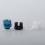 Authentic MK MODS Titanium TA Integrated Drip Tip Set for BB / Billet / Boro AIO Box Mod Tiffany Blue