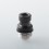 Mission XV Cosmos V2 Booster Style Integrated Drip Tip for BB / Billet / Boro AIO Box Mod - Black, Aluminum + Stainless Steel
