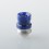 Mission Never Normal Style Drip Tip for BB / Billet / Boro AIO Box Mod Blue