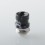 Mission Never Normal Style Drip Tip for BB / Billet / Boro AIO Box Mod - Black, SS + Resin, Air Insert 1.5mm / 2mm / 3.5mm