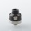 Armor Engine Style RDA Atomizer w/ BF Pin Silver Black