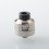 Armor Engine Style RDA Atomizer w/ BF Pin Sand Blasting Silver