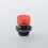 909 Modify Style 510 Drip Tip for RDA / RTA / RDTA Atomizer Red Acrylic Aluminum
