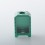 Monarchy Style Boro Tank for SXK BB / Billet AIO Box Mod Kit Green