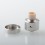 Monarchy P22 Style RDA Rebuildable Dripping Atomizer Silver