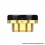Authentic Hell 810 Drip Tip Black Gold