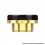 Authentic Hell 810 Drip Tip Black Gold