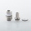 Monarchy Cyber Whistle Style Drip Tip for BB / Billet / Boro AIO Box Mod White POM