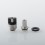 Monarchy Cyber Whistle Style Drip Tip for BB / Billet / Boro AIO Box Mod Black POM