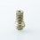 Monarchy Lazy Knurled Style Drip Tip for BB / Billet / Boro AIO Box Mod Gold Titanium