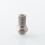 Monarchy Lazy Knurled Style Drip Tip for BB / Billet / Boro AIO Box Mod Silver Titanium