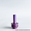 Monarchy Toothpick Style MTL Long Drip Tip for BB / Billet / Boro AIO Box Mod Purple Titanium