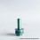 Monarchy Toothpick Style MTL Long Drip Tip for BB / Billet / Boro AIO Box Mod Green Titanium