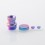 Authentic MK MODS Ti-Type2 4-in-1 Titanium Drip Tip + Button Set for dotMod dotAIO V2 Rainbow Auspicious Clouds