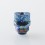 Authentic MK MODS Toxic 510 Drip Tip for RDA / RTA / RDTA Atomizer Light Blue Titanium