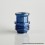 Never Normal Warp NUT Drop Style Drip Tip for BB / Billet / Boro AIO Box Mod Blue