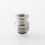Never Normal Warp NUT Drop Style Drip Tip for BB / Billet / Boro AIO Box Mod Silver