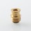 Never Normal Warp NUT Drop Style Drip Tip for BB / Billet / Boro AIO Box Mod Gold SS