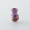 Unkwn Style Drip Tip for BB / Billet / Boro AIO Box Mod Purple Titanium