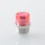 Wildtip Style Integrated Drip Tip for dotMod dotAIO V1 / V2 Pod Translucent Red SS Acrylic