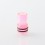 Monarchy Tapered Style 510 Drip Tip Translucent Pink Acrylic