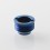 Monarchy Style Flush Nut 510 Drip Tip Adapter for Billet / BB Box Mod Blue