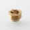 Monarchy Style Flush Nut 510 Drip Tip Adapter for Billet / BB Box Mod Gold