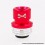 ODB Style Drip Tip for BB / Billet / Boro AIO Box Mod Red