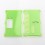Monarchy Style Front + Back Door Panel Plates for BB / Billet Box Mod Green Square Hole
