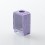 Monarchy Inverted Skull Style Boro Tank for SXK BB / Billet AIO Box Mod Kit Purple