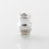 Mission XV DotMission Style Threaded Drip Tip for dotMod dotAIO V1 / V2 Pod Silver