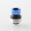 909 Modify Style Drip Tip for BB / Billet / Boro AIO Box Mod Blue