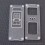 Authentic MK MODS Front + Back Door Panel Plates for Aspire Raga Aio Pod Translucent