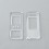 Replacement Front + Back Door Panel Plates for Aspire Raga Aio Pod Translucent