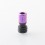 Monarchy Tapered V2 Style 510 Drip Tip for RDA / RTA / RDTA Atomizer Titanium Purple