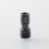 Monarchy IMS Style 510 Drip Tip for RDA / RTA / RDTA Atomizer Black Stainless Steel