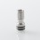 Monarchy IMS Style 510 Drip Tip for RDA / RTA / RDTA Atomizer Silver Stainless Steel