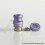 Mission XV DotMission Style Replacement Drip Tip + Button Set for dotMod dotAIO V2 Pod Purple