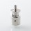 Picatiny Style MTL RTA Rebuildable Tank Atomizer Silver Titanium